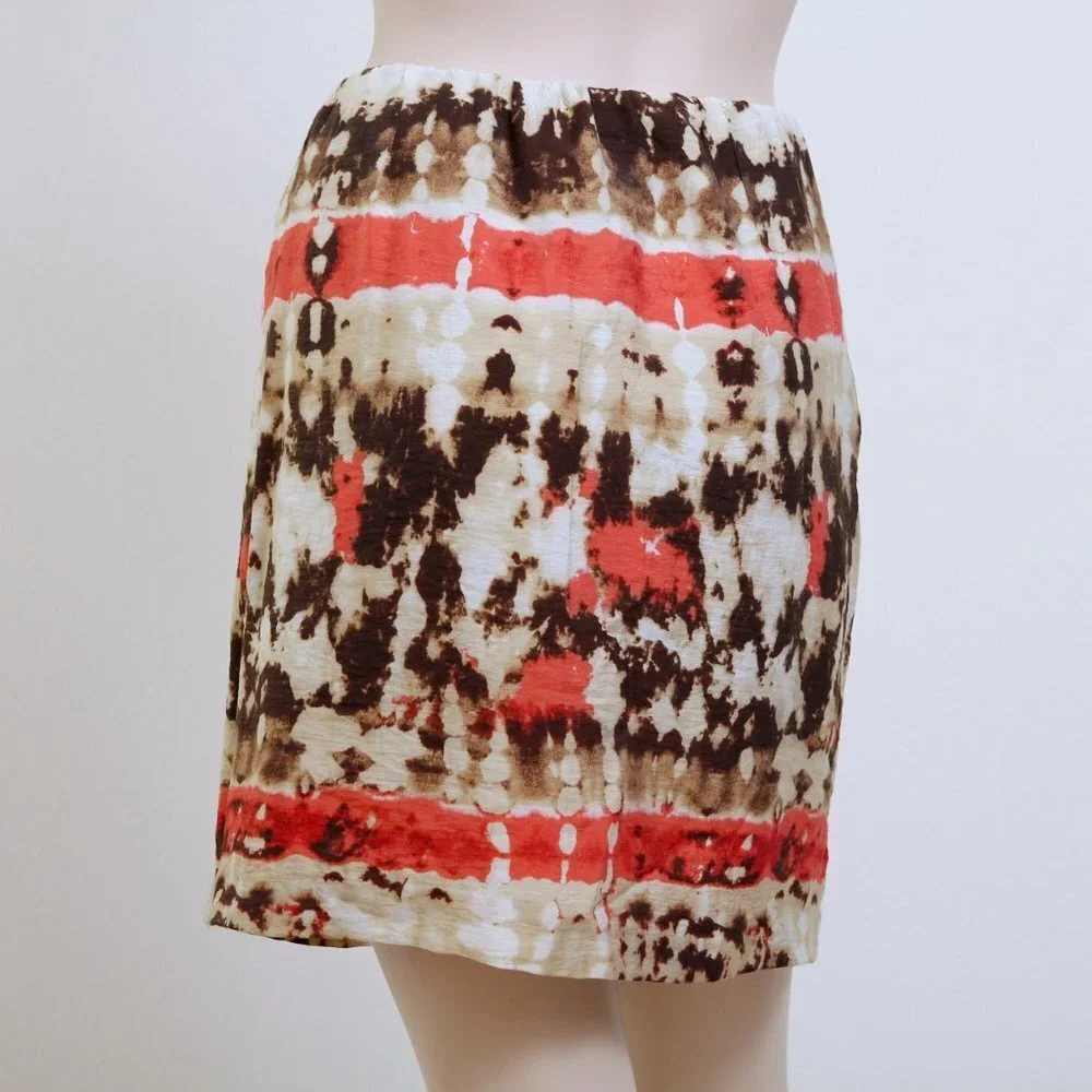 Vince Camuto Tie Dye‎ Sarong Mini Skirt